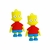 Pingente Emborrachado Os Simpsons (Bart Simpson) 4cm - 1 unidade