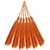 Pingente De Seda Tassel Terracota 7cm - 2 unidades