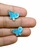 Pingente Metal Borboleta Resina Azul 1,5cm - 2 unidades - comprar online