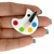APLIQUE ACRÍLICO PALETA AQUARELA DE CORES 3D - 1 UNIDADE - comprar online