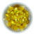 Chaton Oval com Base Reta 13x18mm (Amarelo) - 5 Unidades