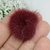 POMPOM PELINHO ACHATADO 2,5CM - 2 UNIDADES na internet