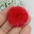 POMPOM PELINHO ACHATADO 2,5CM - 2 UNIDADES - comprar online