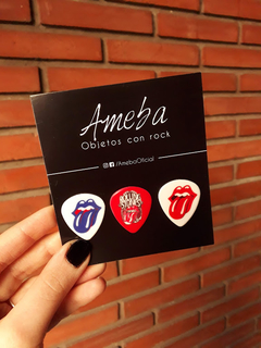 SET DE 3 PÚAS - THE ROLLING STONES