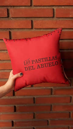ALMOHADÓN ROCK - LAS PASTILLAS DEL ABUELO - LOGO