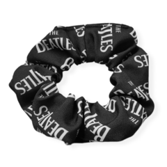 SCRUNCHIES - THE BEATLES - NEGRA