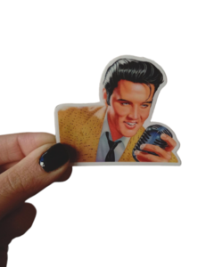 STICKER - ELVIS PRESLEY - RESISTENTE AL AGUA/CALOR