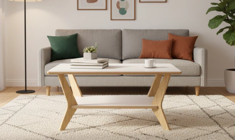 Mesa Ratona Rectangular Doble - comprar online