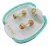 Aros Abridores Bebe Tubo Piedra Rosa 5mm Ch-193 Oro 18kts en internet