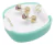 Imagen de Aros Abridores Bebe Tubo Piedra Rosa 5mm Ch-193 Oro 18kts