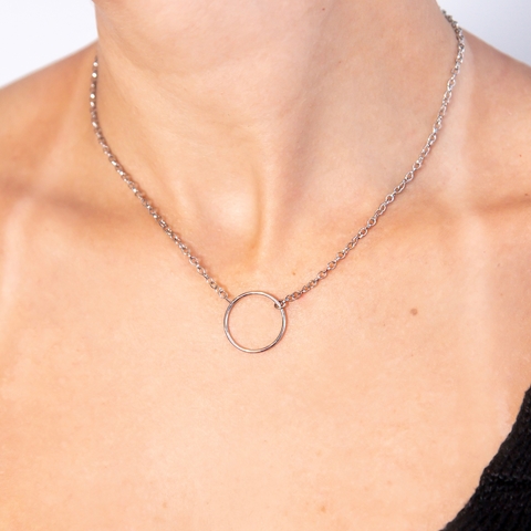 Choker Círculo em Aço Inox CKR10