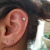 Piercing de Coração em Aço Inox e Zircônia P37