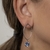 Brinco Gota de Fio Formato Losango Com Strass 8mm ART167 na internet