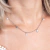 Choker Mini Concha e Zircônia em Aço Inox CKR63