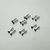Brinco Baby de Aço Inox Strass com Tarraxa de Silicone ART467 - loja online