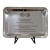 Bandeja rectangular 18x27 Cms con borde de bronce