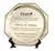 Bandeja oval 15x22 Cms con borde de bronce - tienda online