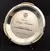 Imagen de Bandeja oval 15x22 Cms con borde de bronce