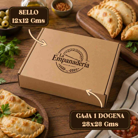 Sello para cajas de empanadas en internet
