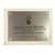 Placa Conmemorativa Acero Inoxidable Base Marmol 23x18 Cms en internet