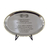 Bandeja oval 15x22 Cms con borde de bronce