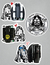 Pack 6 adesivos - loja online