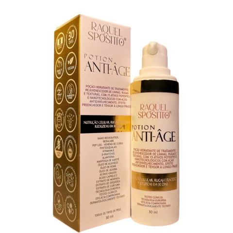 POTION ANTI-ÂGE HIDRATANTE ANTI-IDADE REJUVENESCEDOR