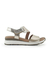 Sandalias NURIA Color BLANCO - Plantilla Anatómica de LATEX forrada en cuero Linea 24hs. Comodidad.(157) - Scarpanno Zapatos