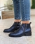 Botinetas JACINTA Cuero c/ Plantilla Anatómica de latex, Color AZUL Linea 24hs. de Comodidad. (413) - comprar online