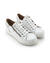 Zapatillas Milena Color Blanco de Cuero c/Plantilla Anatómica de LATEX forrada en cuero. Linea 24hs. Comodidad.(876) en internet
