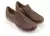 Zapatillas Julia color CHOCOLATE de cuero c/Plantilla Anatómica de LATEX forrada en cuero. Linea 24hs de Comodidad.(029) - Scarpanno Zapatos