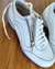 Imagen de Zapatillas FELISA de Cuero c/Plantilla Anatómica de LATEX forrada en cuero. Color Blanco Linea 24hs de Comodidad.(877)