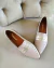 Mocasines Simona color Nude combinado con platino - comprar online