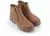 Botas Carlota de Cuero forrada en cuero con Plantilla anatómica de latex. Color Suela Linea 24hs de Comodidad.(397) - tienda online