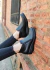 Botinetas MALALA con Doble Cierre de Cuero Forrada en Cuero y Plantilla Anatómica Color Negro Linea 24hs. Plus de Comodidad.(455) - tienda online