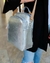 Mochila / Bandolera Jazmín de cuero color Plata - Scarpanno Zapatos