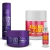 Kit Shampoo Matizante Perolado + Máscara Matizante Efeito Teia Perolado + Máscara Acalma Cabelo + Óleo de Coco Vizbelle