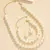 Conjunto de SemiJoias com Pérola , Brincos e Pulseira Elegância e Sofisticação Branco - comprar online