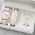 Imagem do Relógio Feminino com Pulseira de Couro Moda Strass Kit com 6 ou 5 pçs/ Relógio de Pulso - Pulseira - Colar - Anel - Par de Brincos