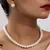 Conjunto de SemiJoias com Pérola , Brincos e Pulseira Elegância e Sofisticação Branco - Loja Distbeleza