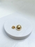 Broche Pin Meia Esfera Ouro Glam