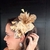 Hair Clips Flor Dourada com Penas e Detalhes em Ouro Velho - Camila Vanni Semijoias