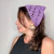 Bandana de Crochê Feita a Mão
