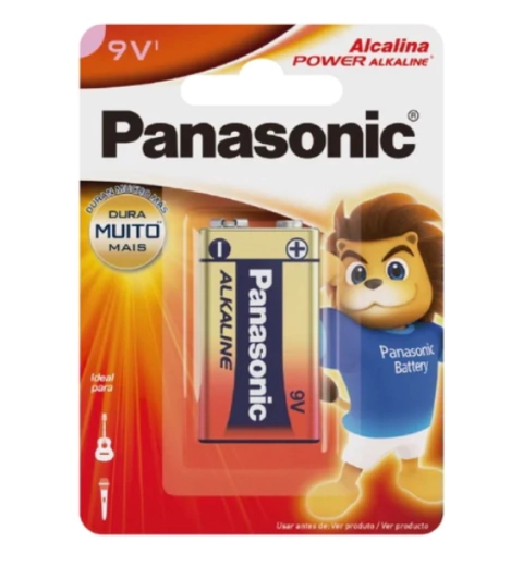Bateria Panasonic 9V Alcalina 6LF22X (CAR/1)