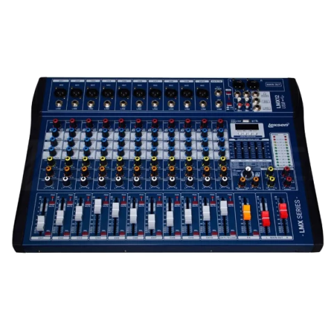 Mixer Mesa de Som Lexsen 12 Canais LMX12USB