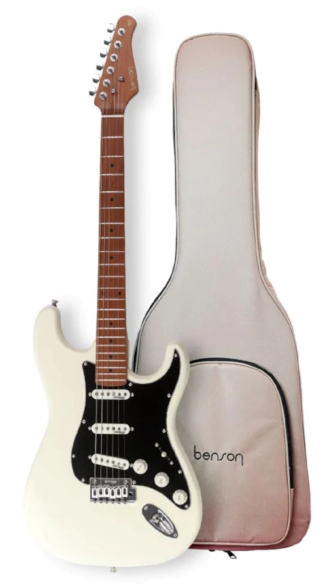 Guitarra Benson Hardy 901 Stratocaster - Olympic White - C/Bag