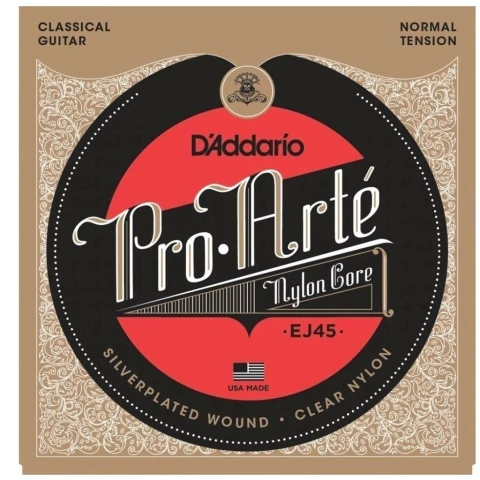 Encordoamento Daddario Pro Arté Nylon Tensão Média EJ45 - comprar online