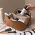 Bolsa cosméticos para viagem com grande capacidade em Couro Legítimo - Frete Grátis