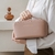Bolsa cosméticos para viagem com grande capacidade em Couro Legítimo - Frete Grátis