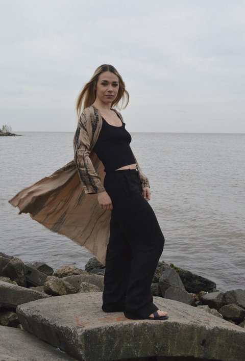 Kimono de seda